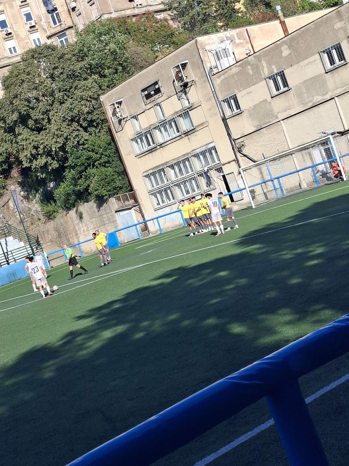 Slobodni udarac NK Lošinja iz kojeg je pao gol